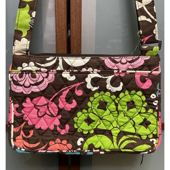 Vera Bradley Little Hipster Lola 2013 Retired Print Crossbody Shoulder Bag Purse - Picture 3 of 10